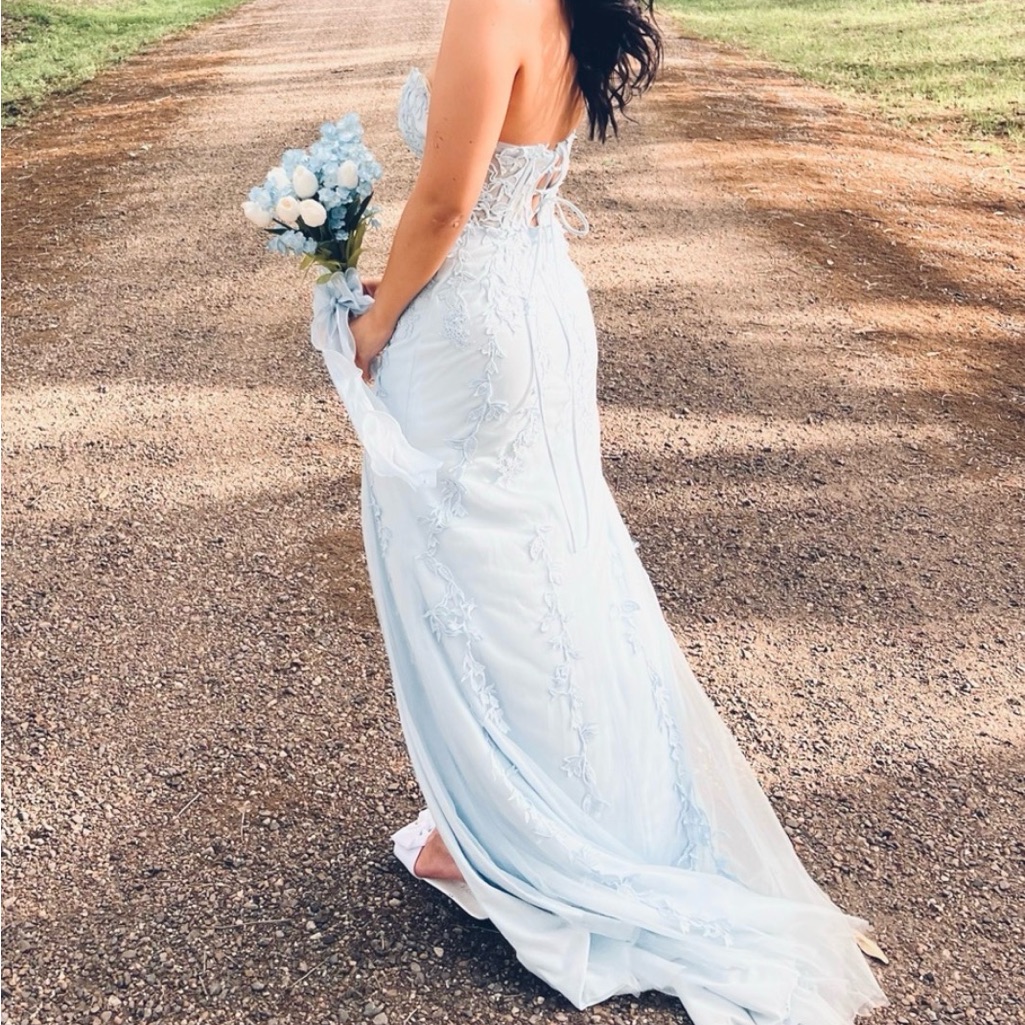 Sherri Hill Light Blue